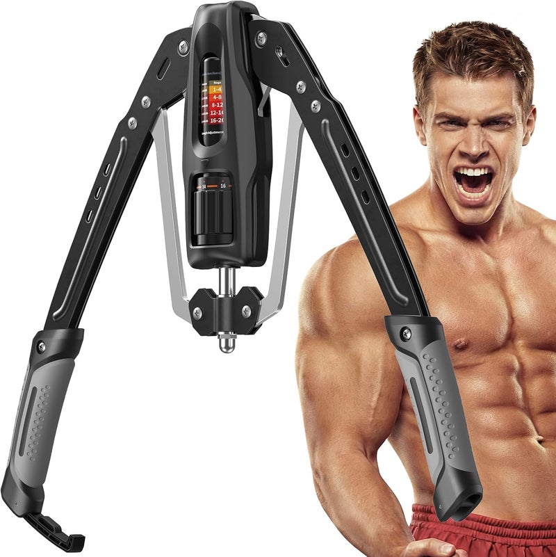 Merach Twister Arm Exerciser, 22-440lb Hydraulic Power, Adjustable Home Chest Expander, Shoulder Muscle Training Fitness Equipment, Arm Enhanced Exercise Strengthener - Image 1
